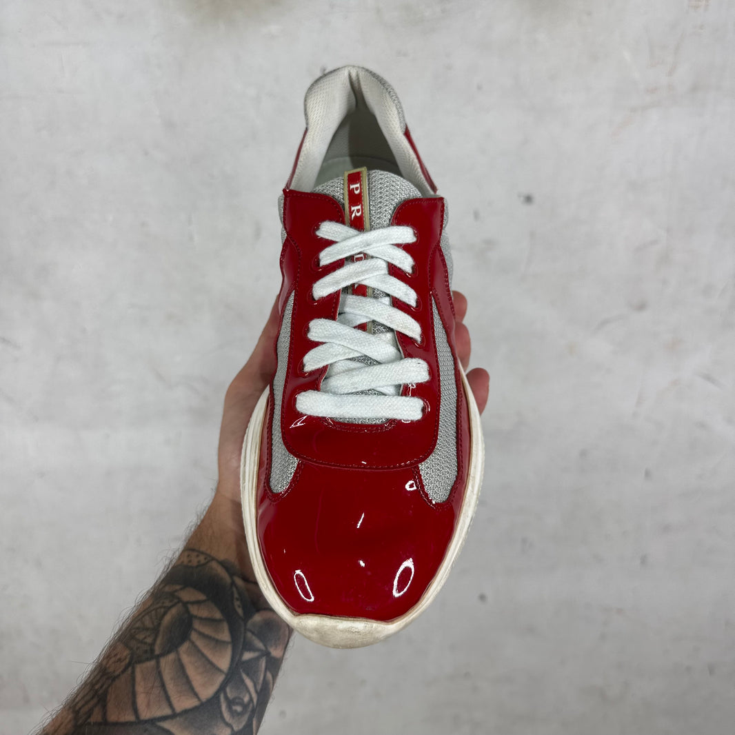 Prada Cherry Patent Americas Cup