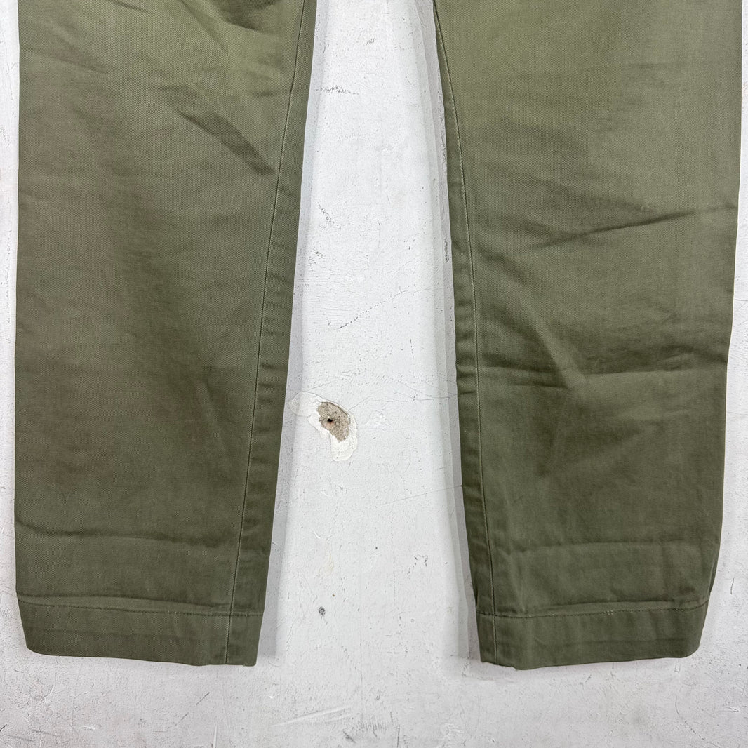 RRL Olive Fatigue Chinos