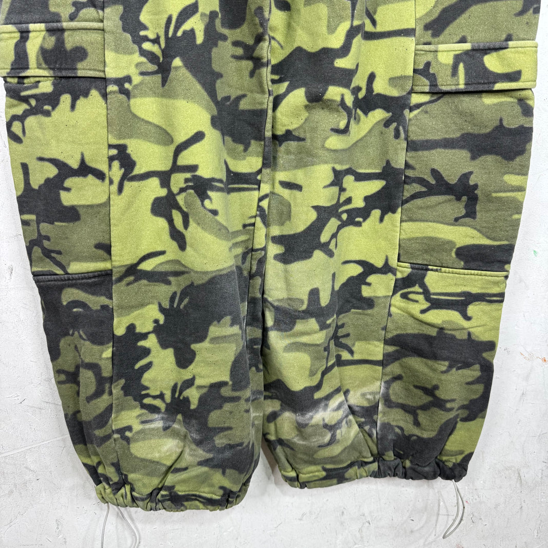PDFCHANNEL Camo Cargo Baggy Sweatpants