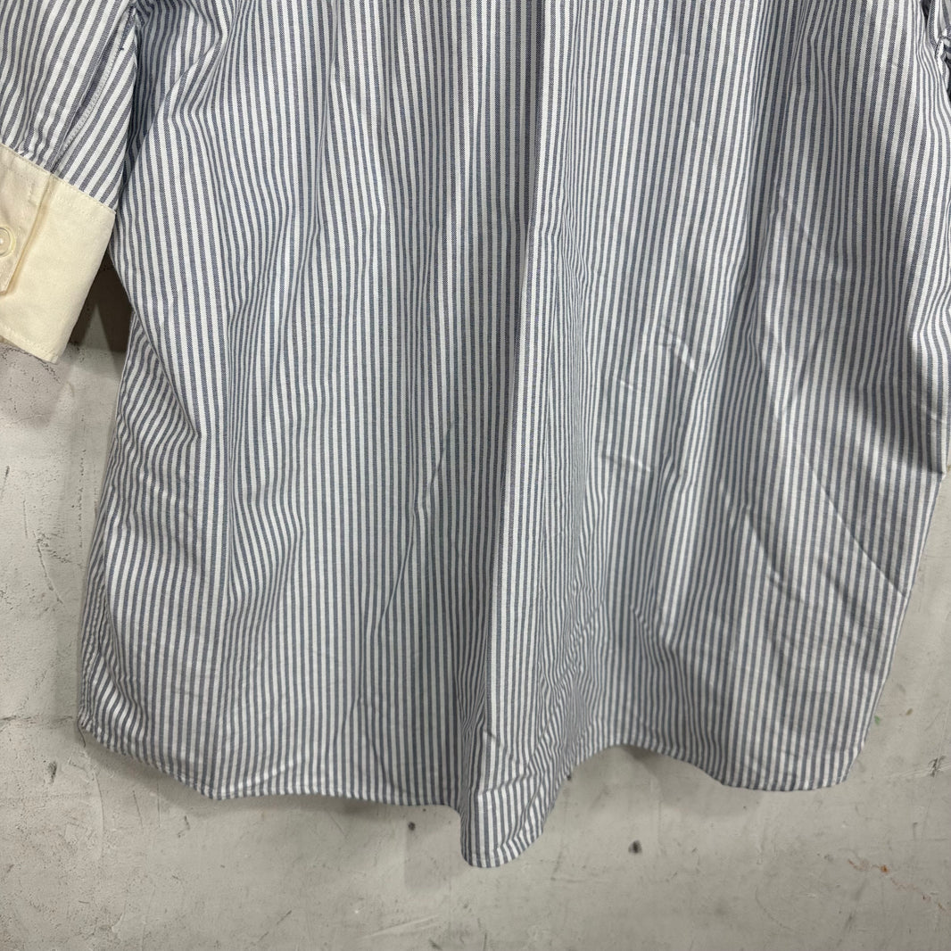 Our Legacy Pinstriped S/S Brat Shirt