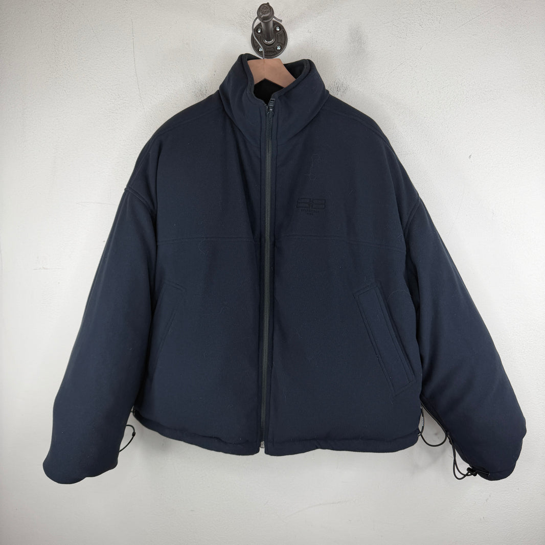 Balenciaga Interlock BB Reversible Fleece Puffer Jacket
