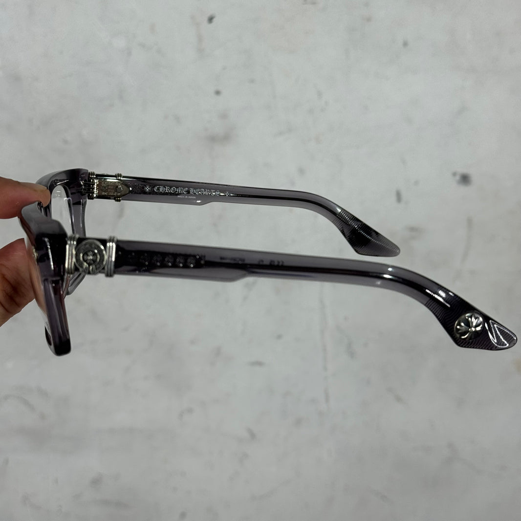 Chrome Hearts Hallamanass Grey Translucent Glasses