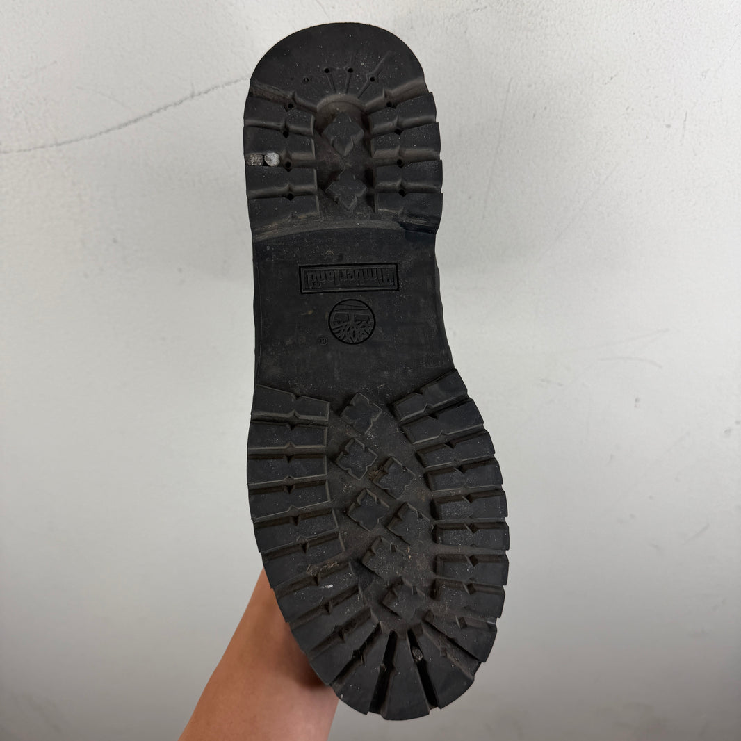 Supreme Timberland Black 6 Inch Diamond Plate Boots