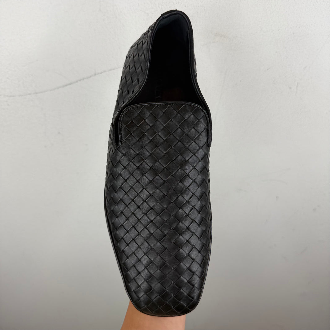 Bottega Veneta Intrecciato Leather Sunday Slippers
