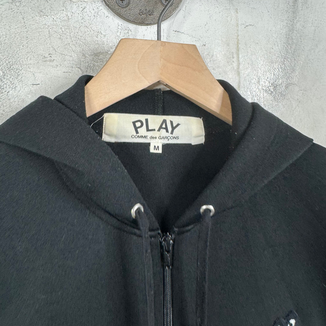 Comme Des Garcons Play Zip Up Hoodie
