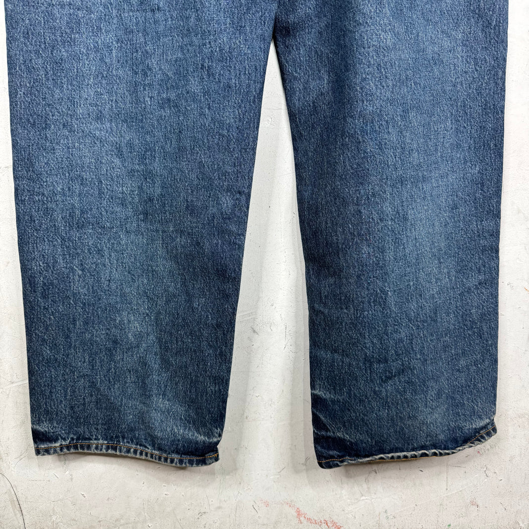 Stussy Medium Wash Big Ole Jeans