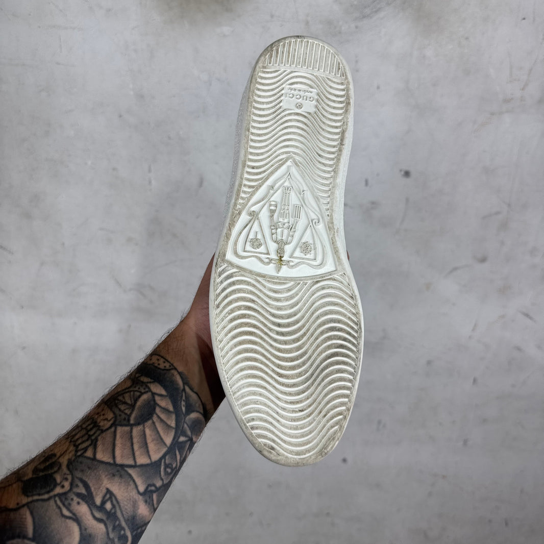 Gucci Grey Embossed Monogram Aces