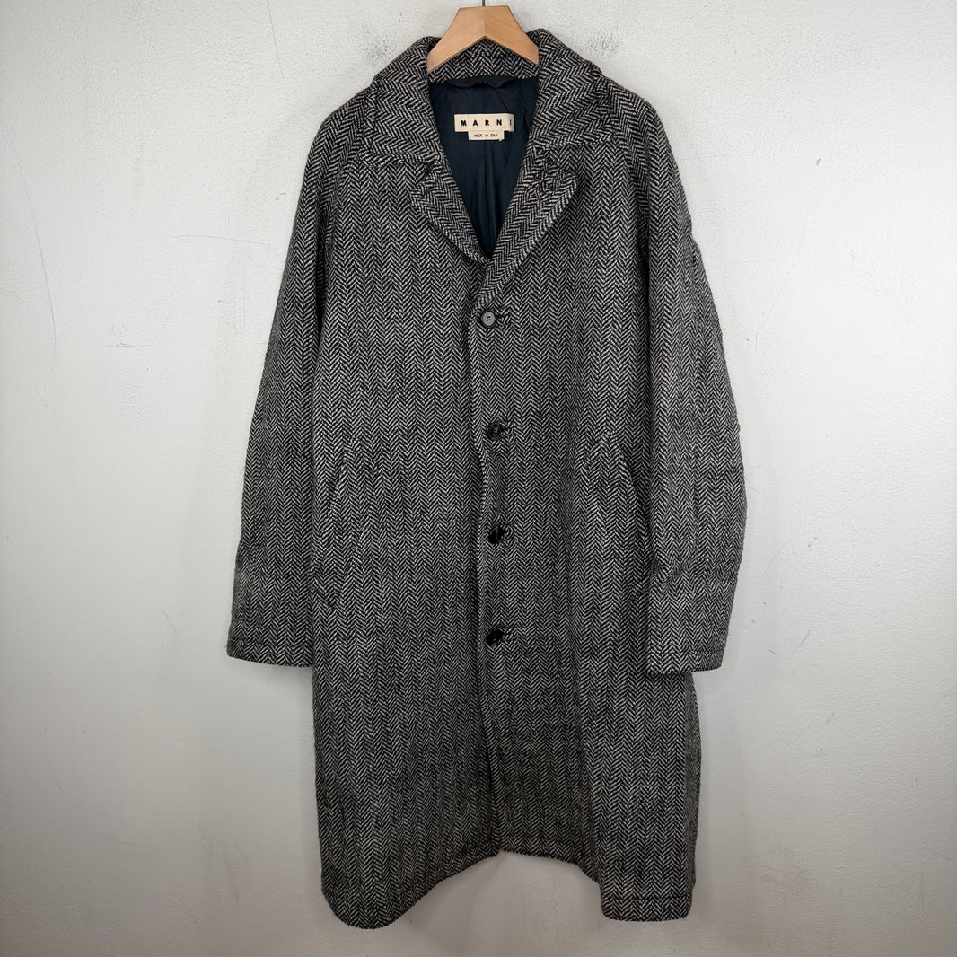 Marni Herringbone Long Coat