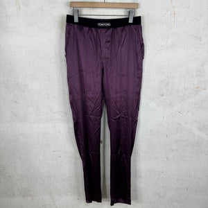 Tom Ford Purple Silk Lounge Pants