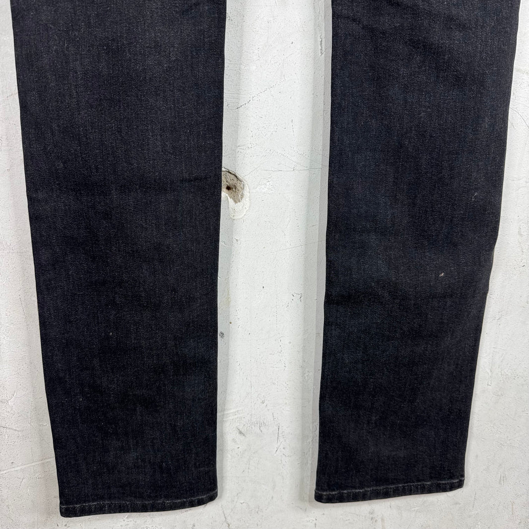 Prada Washed Black Skinny Jeans
