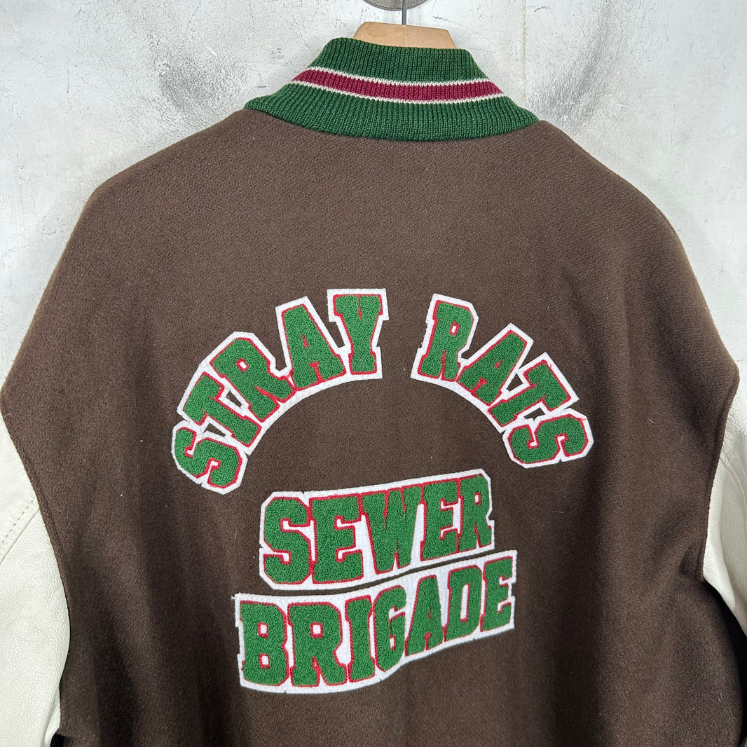 Stray Rats Sewer Brigade Varsity Jacket