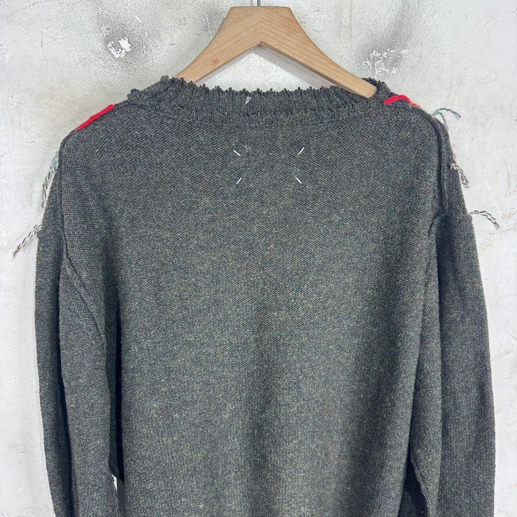 Margiela Negative Space Argyle Sweater