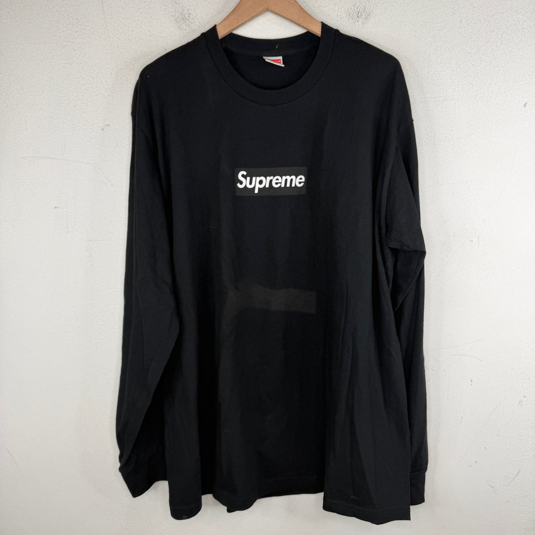 Supreme Black Box Logo LS Shirt