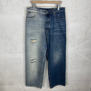 Vetements Split Wash Baggy Jeans