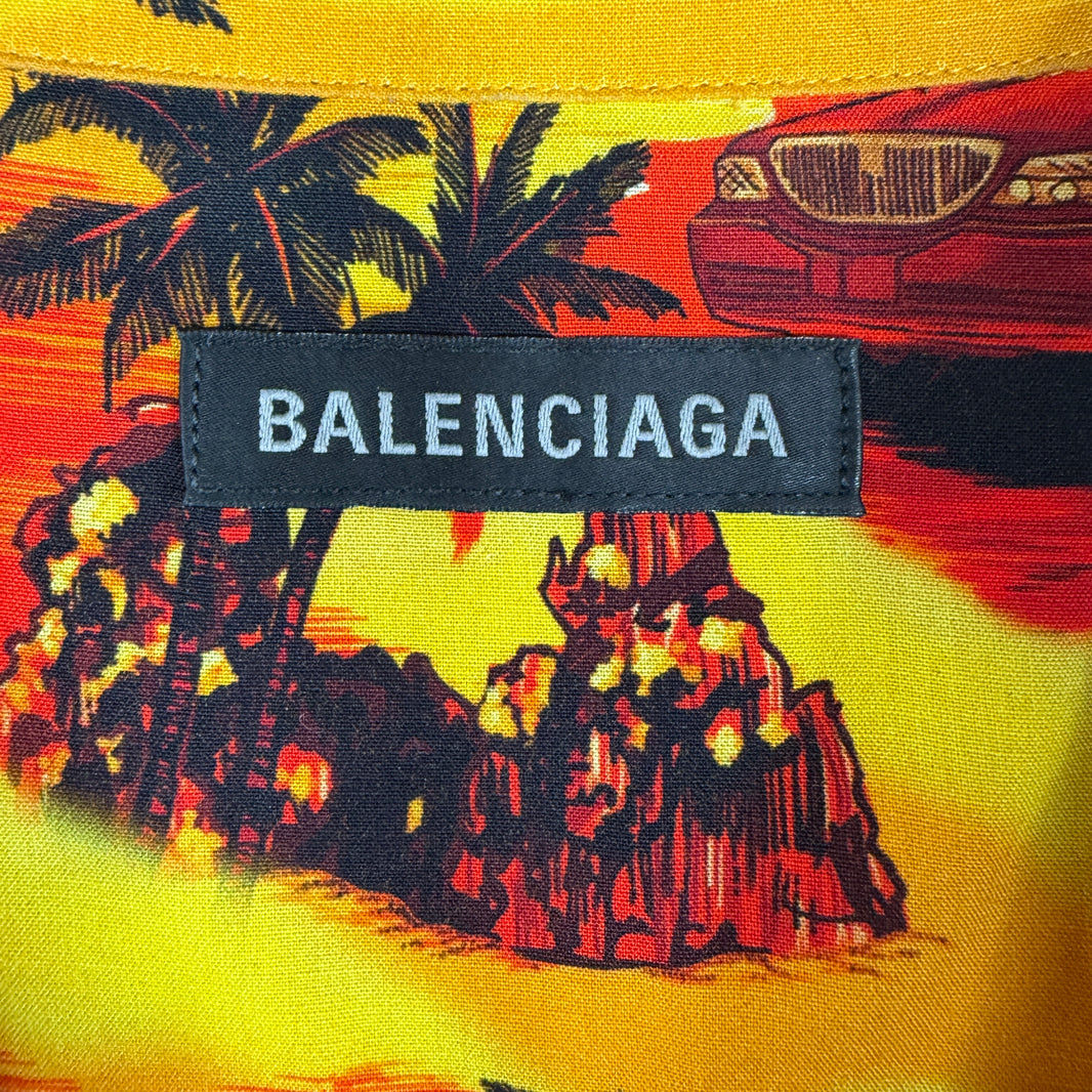 Balenciaga Hawaiian Button Up Shirt