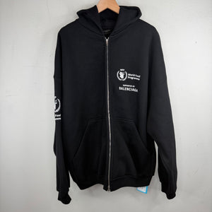 Balenciaga WFP Heavy Zip-Up Hoodie
