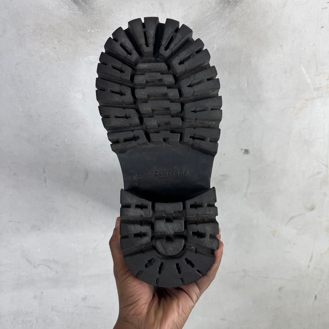 Balenciaga Tall Leather Stomper Boots