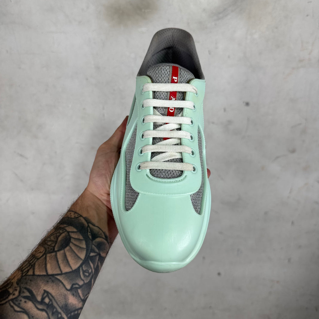 Prada Teal Rubberized Americas Cup