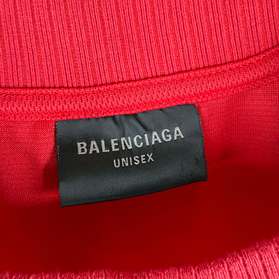 Balenciaga Red Soccer L/S Jersey