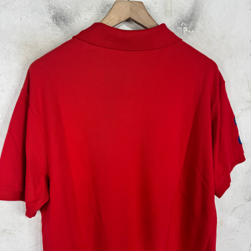 Ralph Lauren Red USA Arc Pony Polo