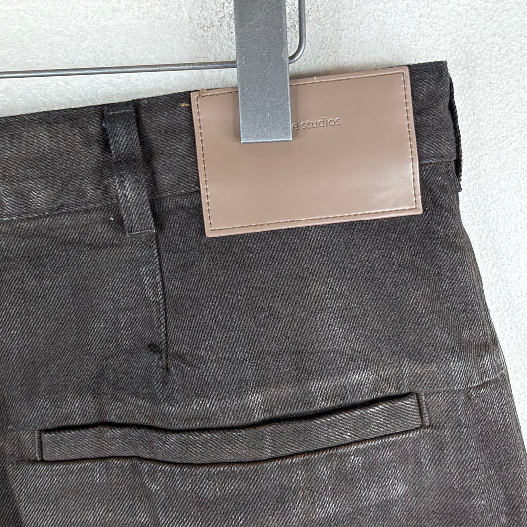 Entire Studios Waxed Baggy Jeans