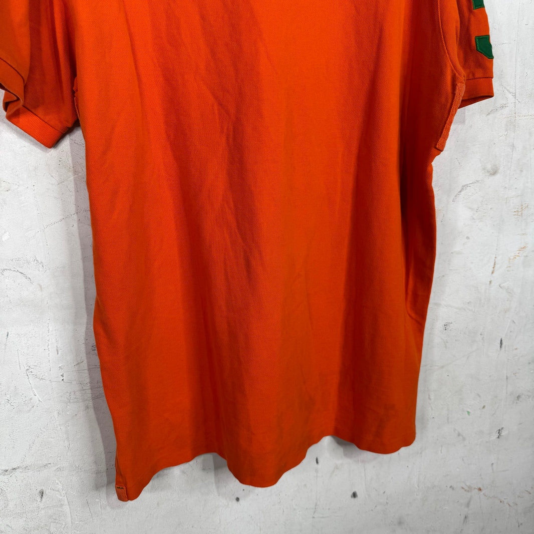 Ralph Lauren Orange/Blue Green #3 Pony Polo