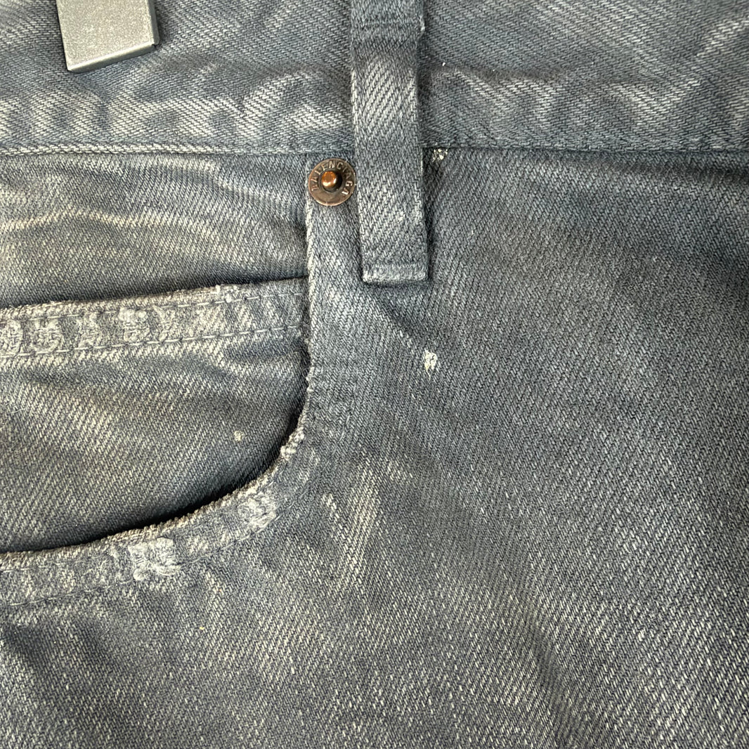 Balenciaga Blue/Black 50/50 Jeans