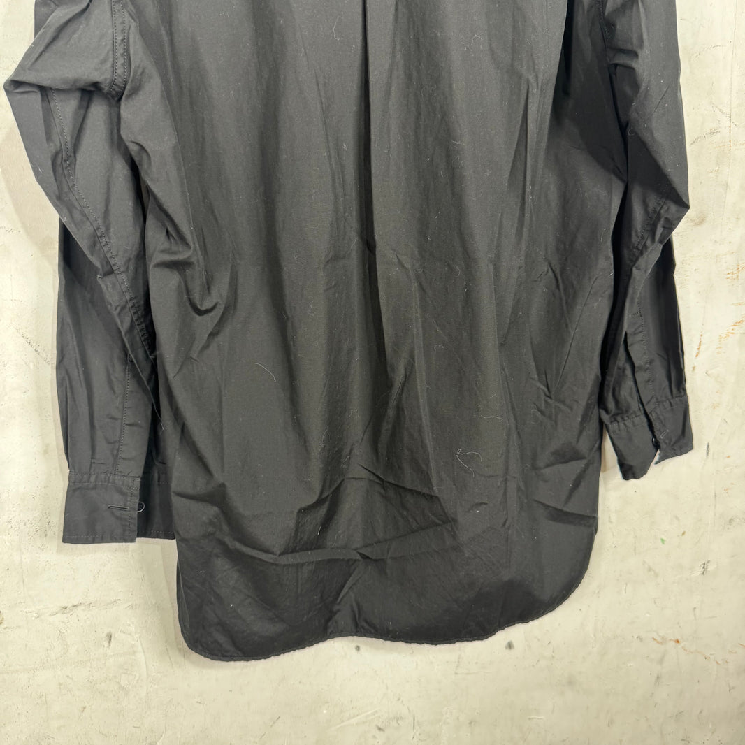 Yohji Yamamoto Black Double Pocketed Shirt