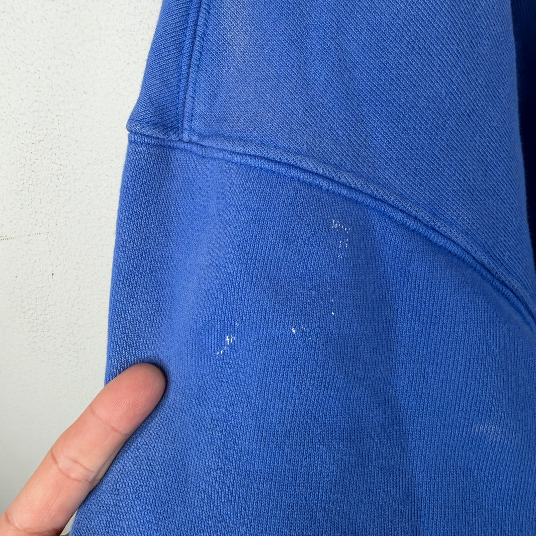 Entire Studios Blue Logo Cropped Crewneck