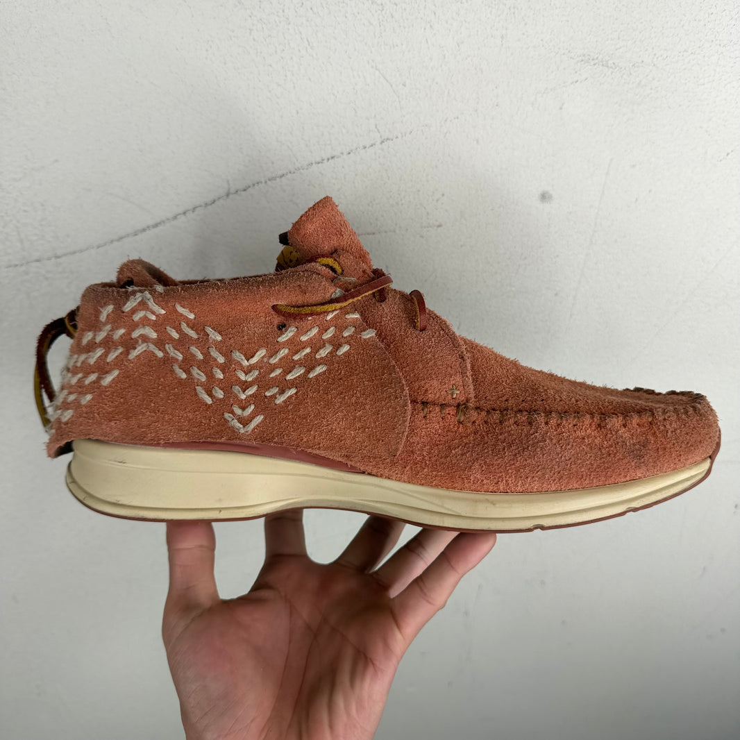 Visvim Pink Suede FBT Sneakers