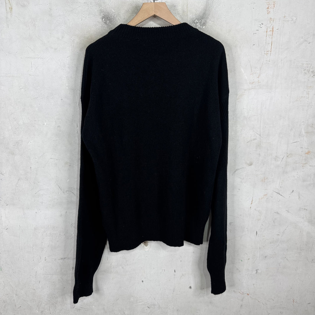 Marni Fuzzy Squiggle Logo Sweater