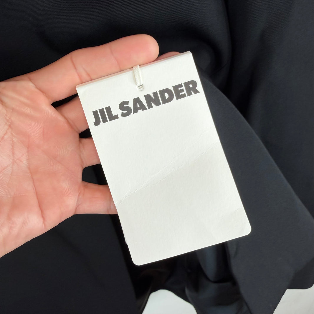 Jil Sander Black Single Breasted Blazer Jacket