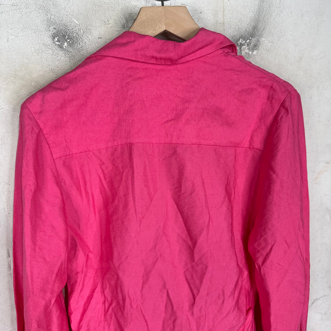 Jacquemus La Raphia Pink Chemise