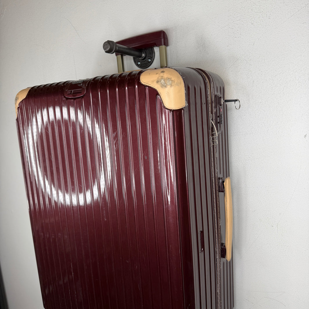Rimowa Burgundy Check-In Suitcase