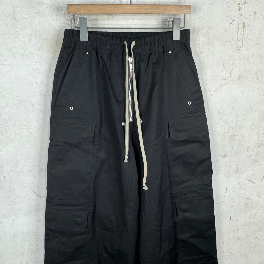Rick Owens Cotton Black CargoBelas