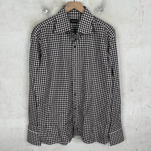 Tom Ford Brown Gingham Shirt