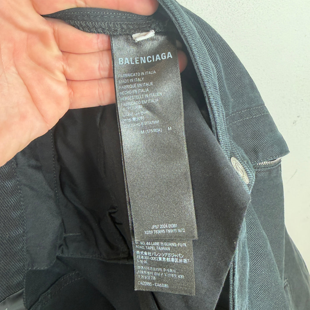 Balenciaga Convertible Denim Cargo Pants