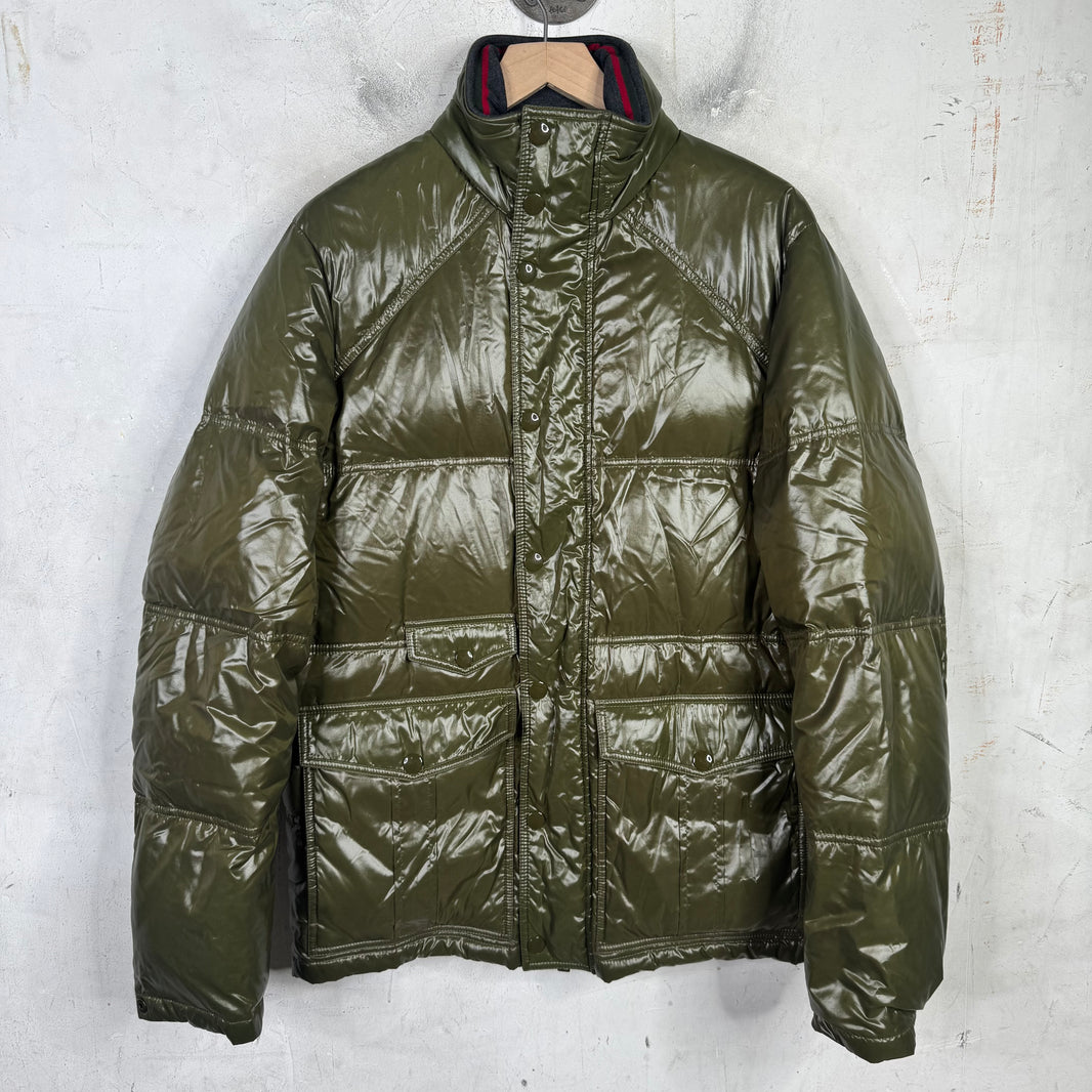 Gucci Army Green Puffer Jacket