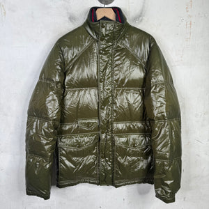 Gucci Army Green Puffer Jacket