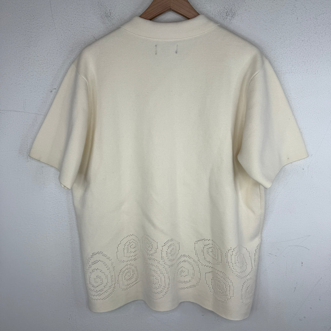 Stussy Knit Swirl Logo Button Up