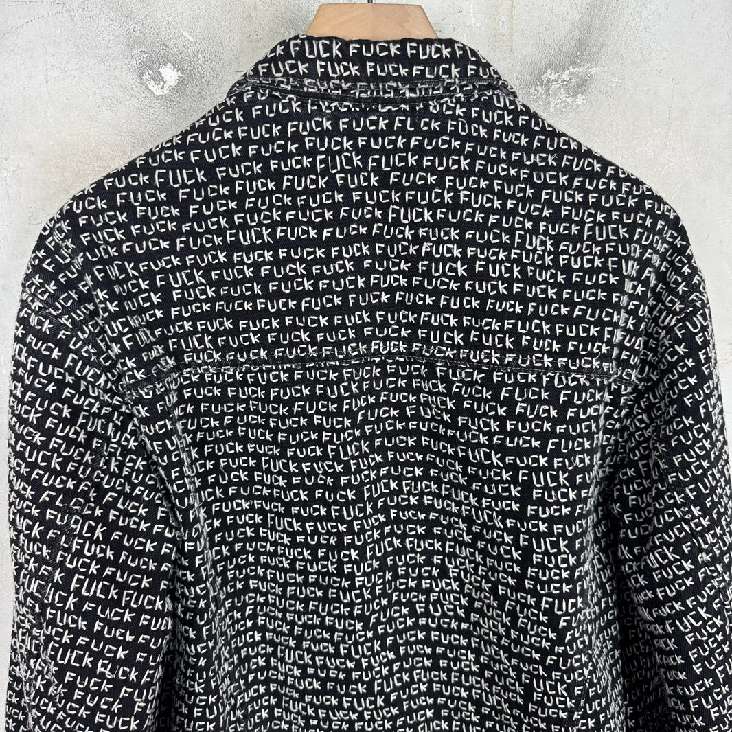 Supreme Fuck Embroidered Denim Jacket
