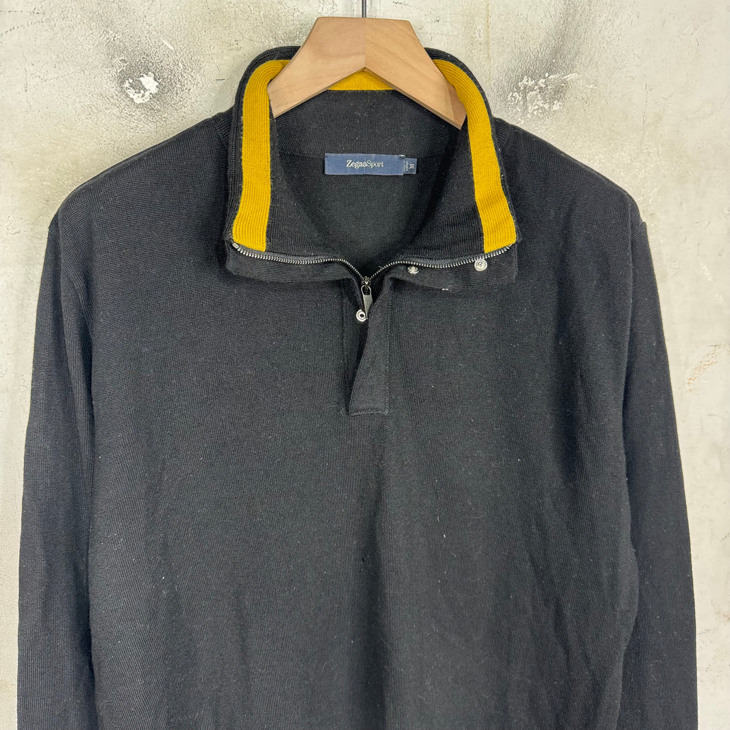 Zegna Sport Cashmere 1/4 Zip Sweater