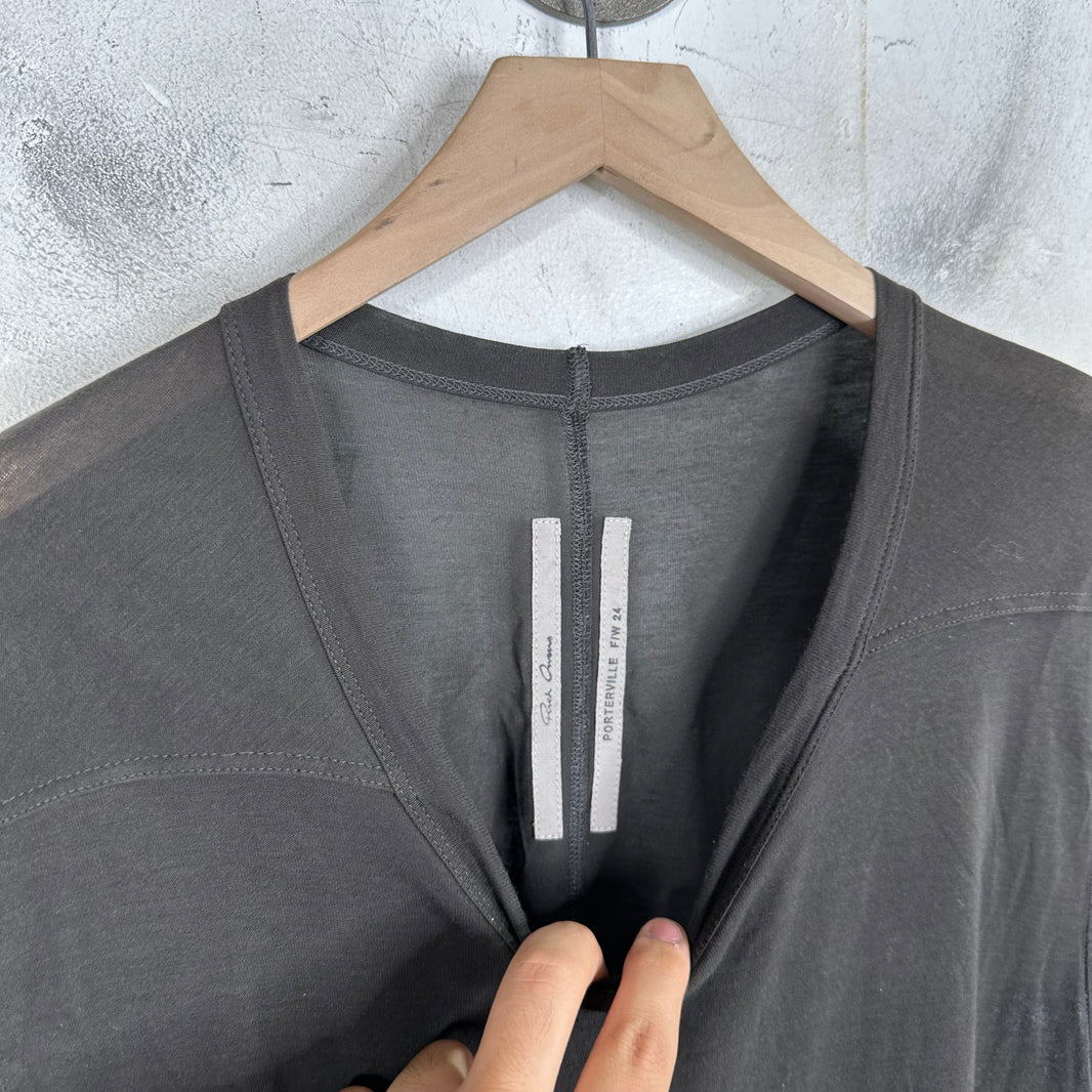 Rick Owens Viscose Long Shirt