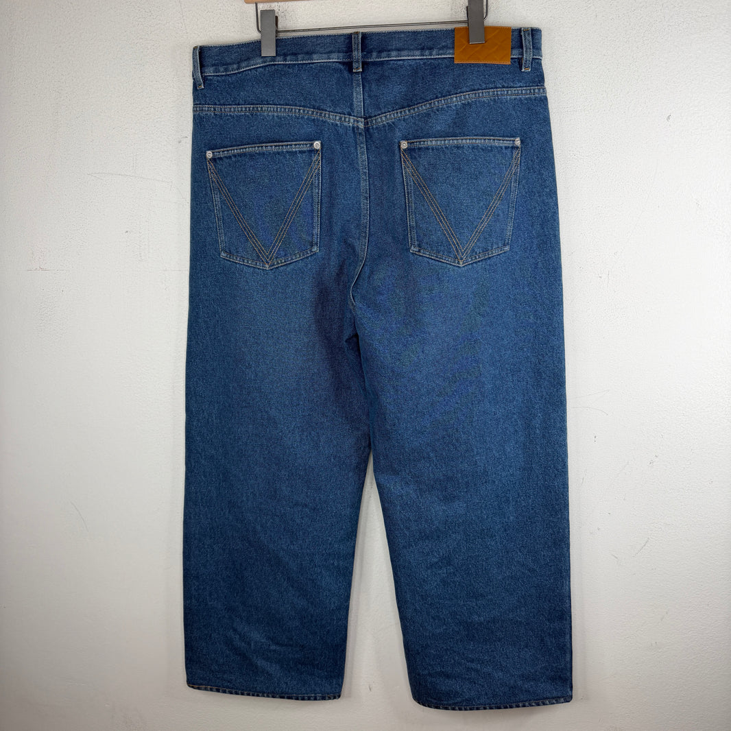 Bottega Veneta Blue Baggy Denim Jeans