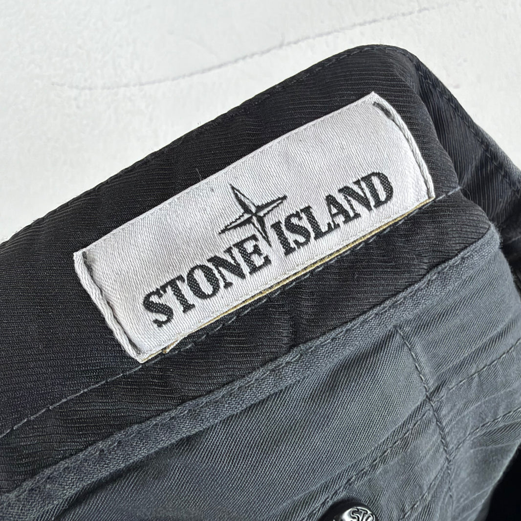 Stone Island Gray SK Cargo Pants