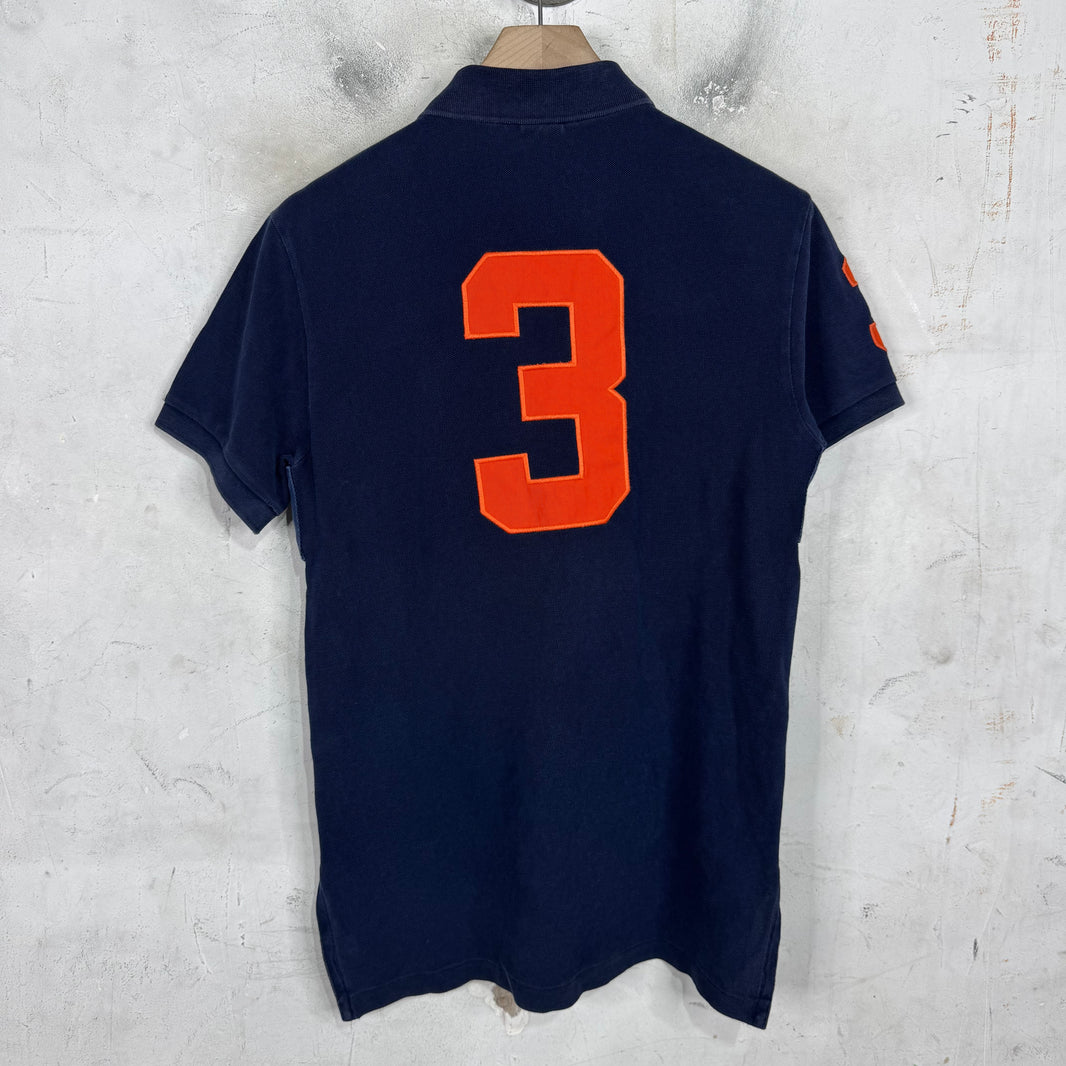 Ralph Lauren Navy/Orange Big Pony Polo