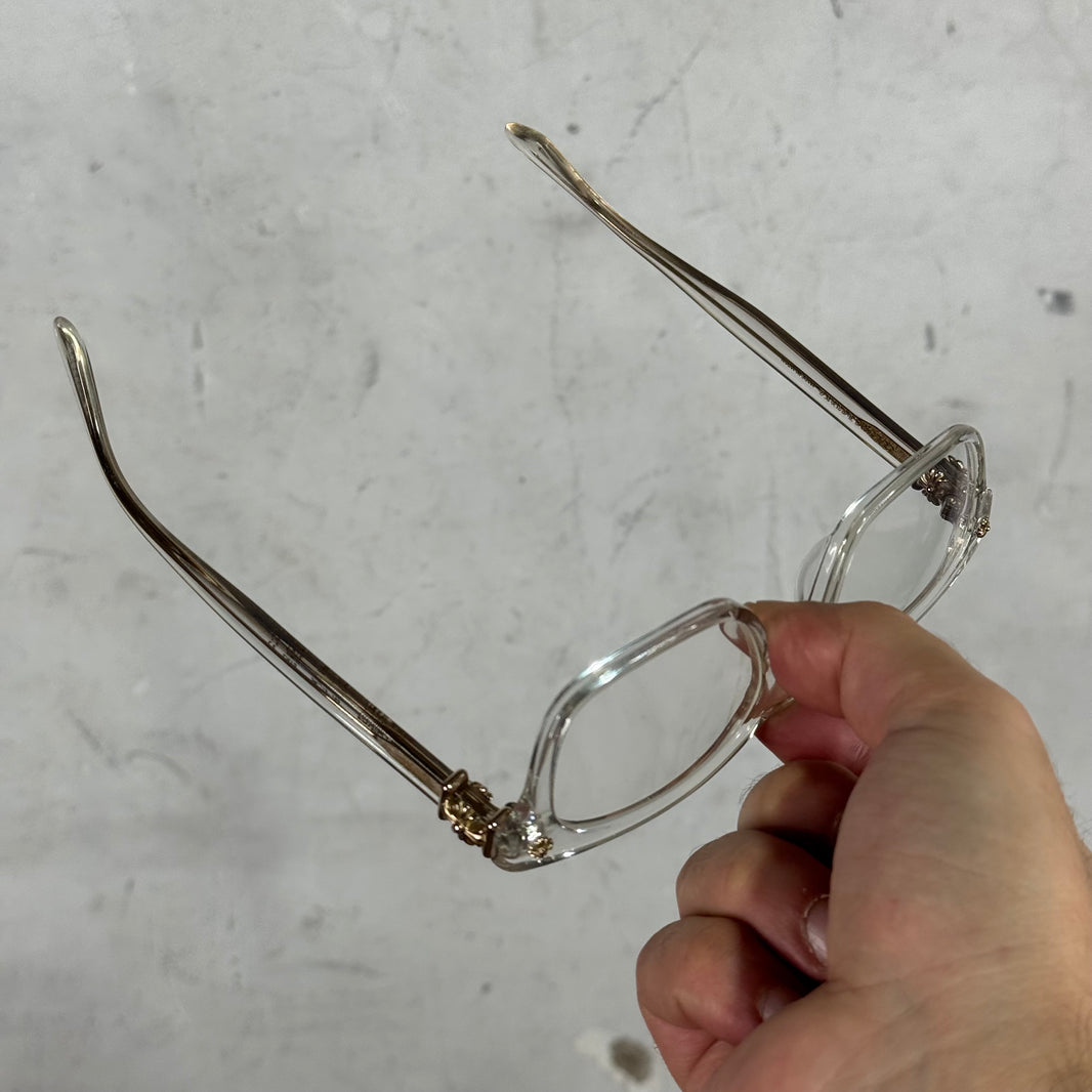 Chrome Hearts Clear Vagilante Glasses