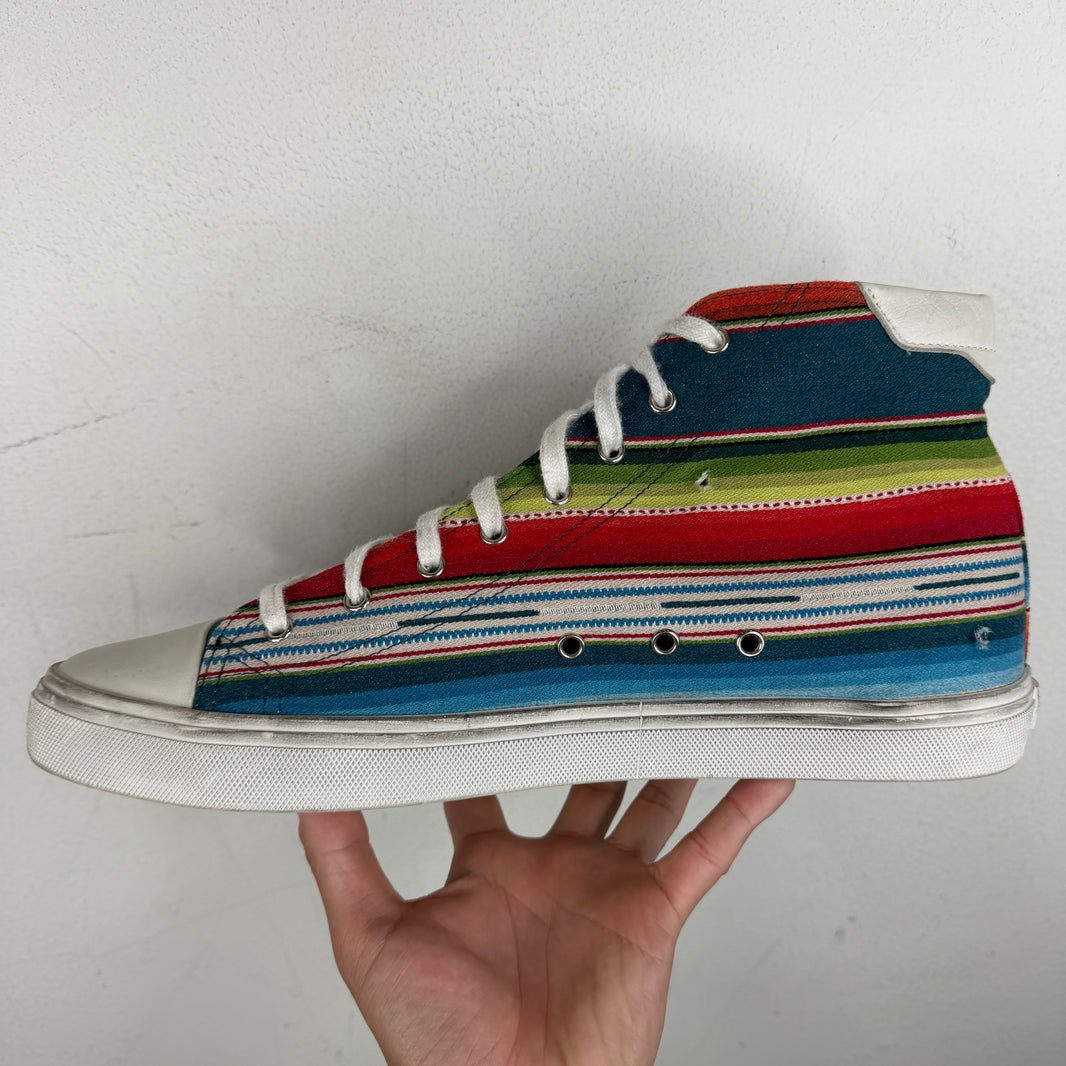Saint Laurent Mexican Jacquard Bedford Sneakers