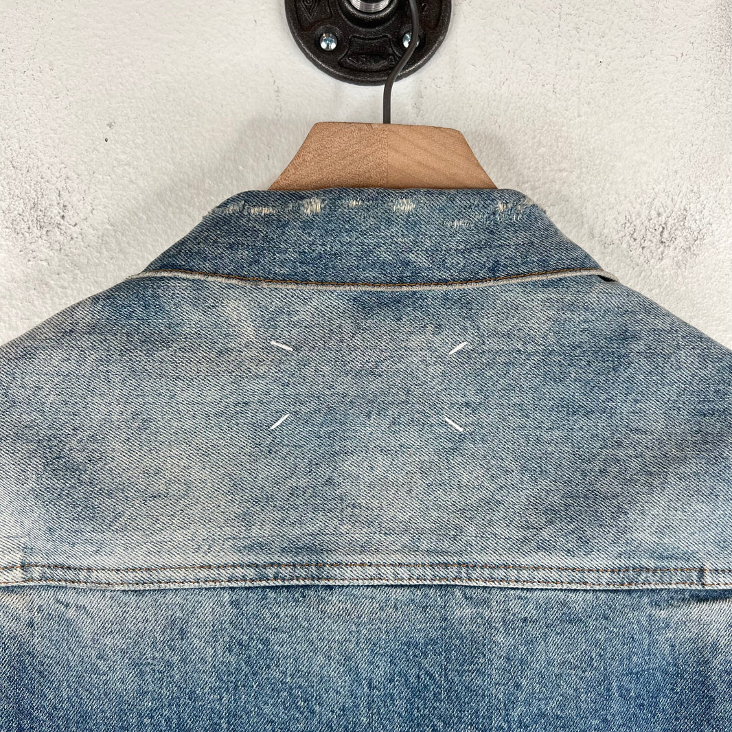 Margiela Distressed Washed Denim Jacket