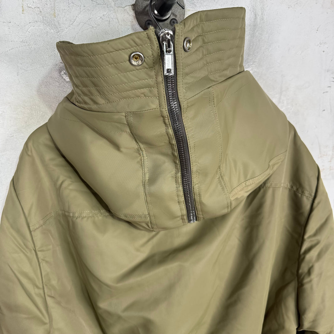 Rick Owens Luxor Cropped Ribbed Exploder Bomber